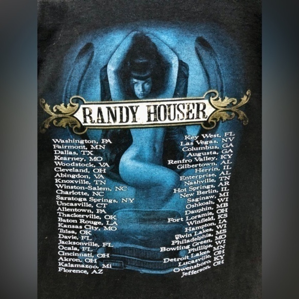 Ⓜ️Randy Houser They Call Me Cadillac Tour T-shirt - Picture 7 of 9